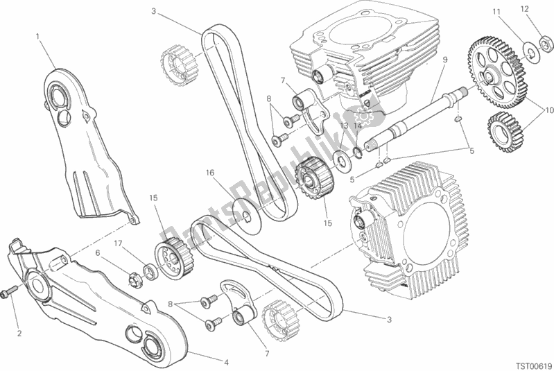 Todas las partes para Distribuzione de Ducati Scrambler 1100 Special Thailand USA 2019